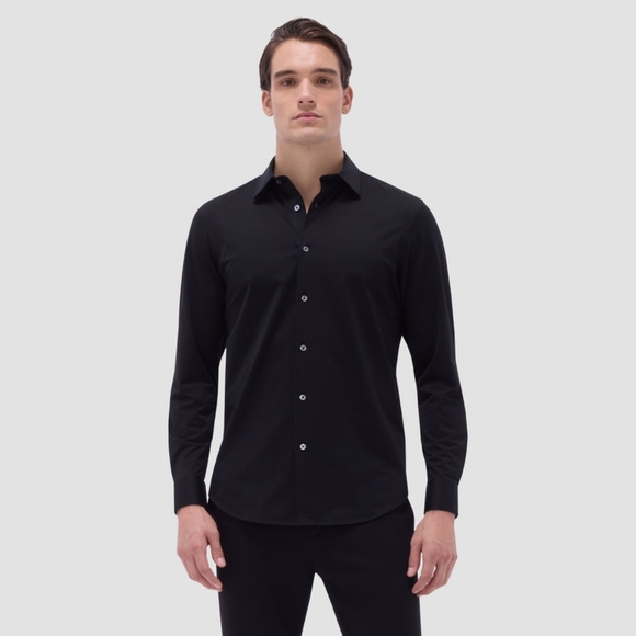 Bugatchi [3X] James Solid OoohCotton® Shirt - Picture 3 of 9